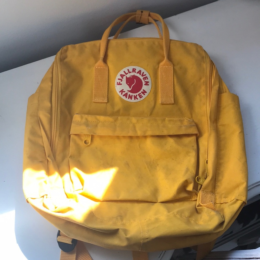 Yellow FjallRaven Kanken